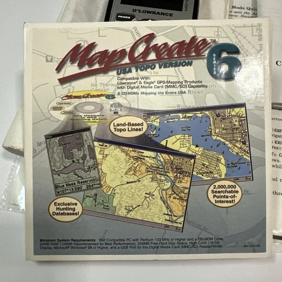 Lowrance iFinder Expedition C GPS & WAAS  Receiver Includes Manuals Map Create 6 - Picture 3 of 15